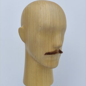 Realistic Fake Pencil Moustache, full hand made. Length 8 cm