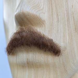 Realistic Fake Pencil Moustache, full hand made.