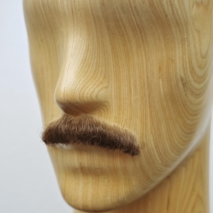 Realistic Fake Moustache, full hand made.