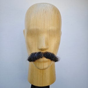 Realistic Fake Moustache, Human Hair, full hand made