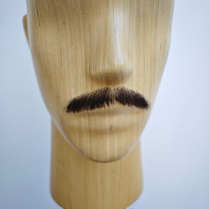 Realistic Fake Pencil Moustache, full hand made.