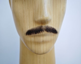 Realistic Fake Pencil Moustache, full hand made.