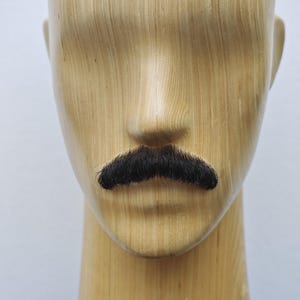 Realistic Fake Moustache, Human Hair, full hand made