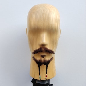 Natural Fake Jack Sparrow's Beard Kit Full Handmade