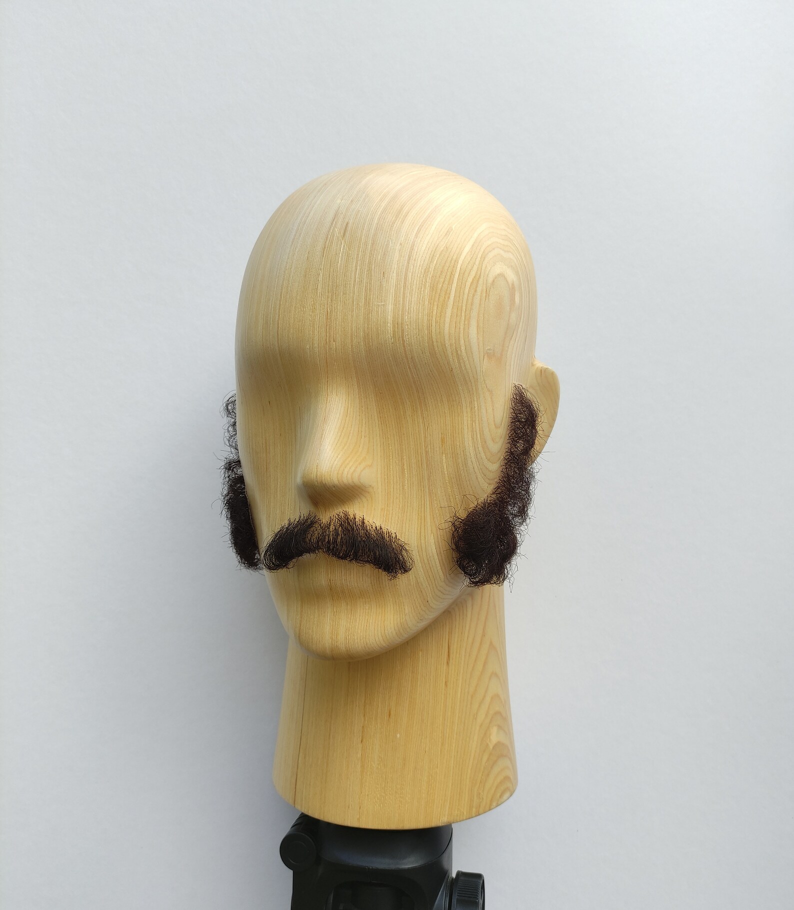 Realistic Fake Sideburns Kit 100 Real Human Hair Full Etsy Australia