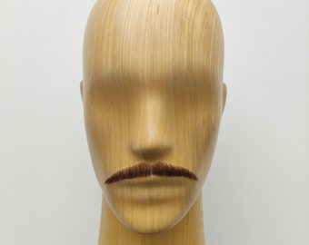Realistic Fake Pencil Moustache, full hand made. Length 9 cm