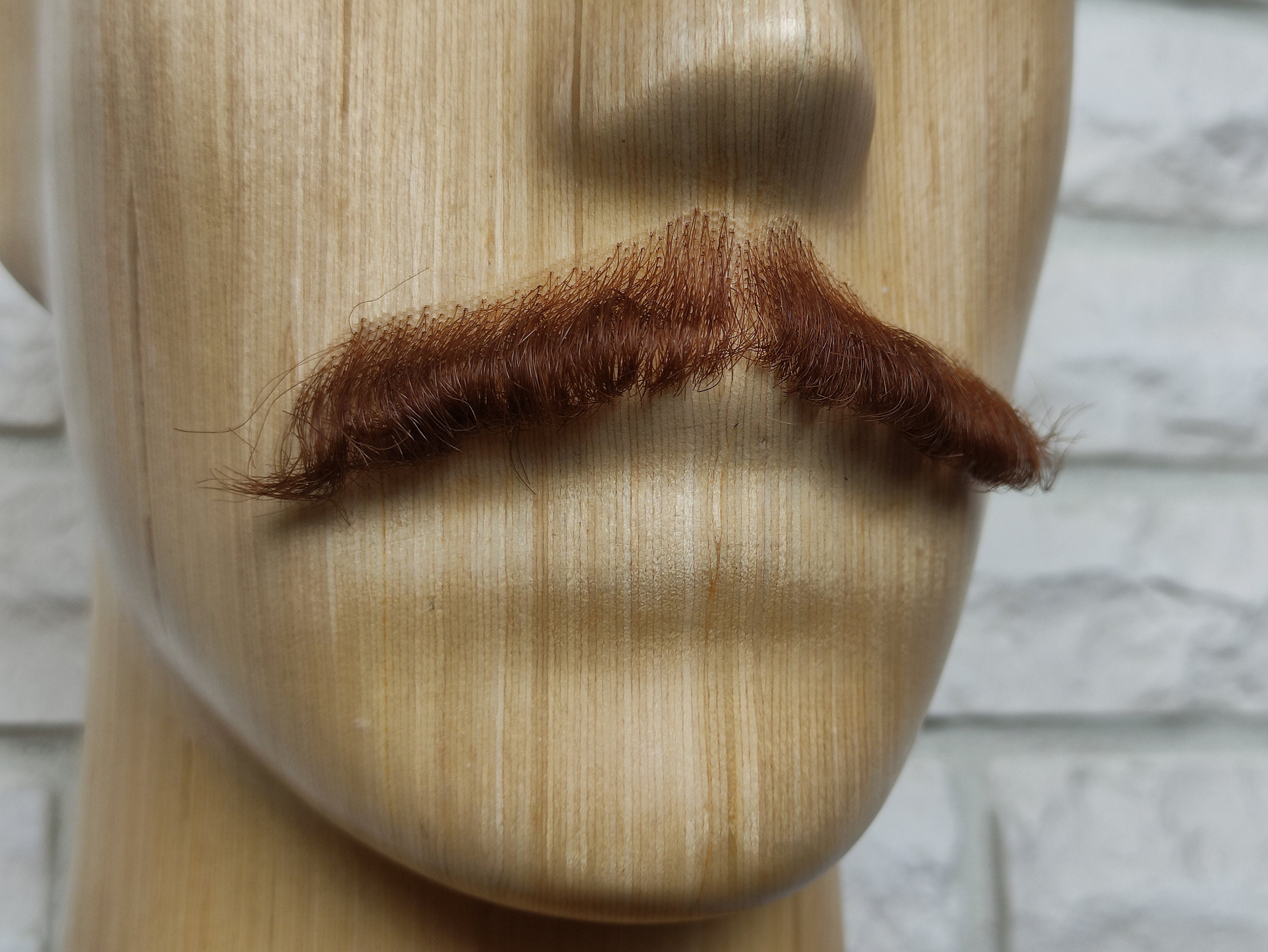 Realistic Fake Moustache full hand made Etsy