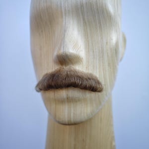 Realistic Fake Moustache, full hand made.