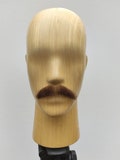 Realistic Fake Moustache, Human Hair, full hand made