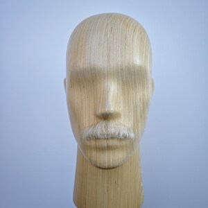 Realistic Fake Moustache, Human Hair, full hand made