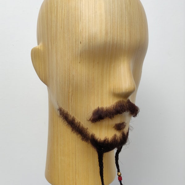 Natürliche Fake Jack Sparrow's Beard Kit Handgemacht