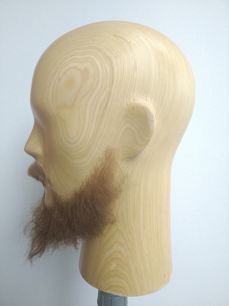 Realistic Fake Beard Kit 100 Real Human Hair Full Handmade Etsy