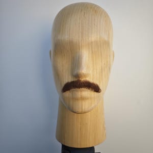 Realistic Fake Moustache, full hand made.