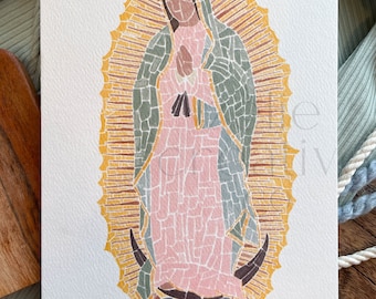 Our Lady of Guadalupe Print | OLOG Mosaic Art Print