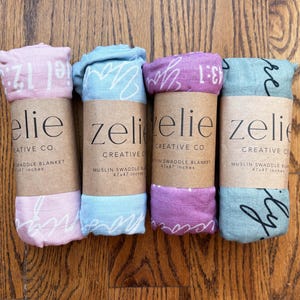 You Are Mine | Muslin Swaddle Blanket | Scripture Affirmation Christian Baby Blanket image 7