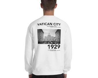 Vatican City Sweatshirt | Catholic Church in Rome | Travel Crewneck Sweatshirt