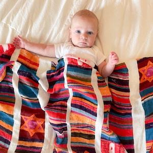 Blessed Stanley Rother Stole  |  Muslin Swaddle Blanket  |  Catholic Christian Baby Blanket