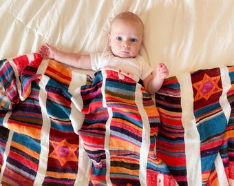 Blessed Stanley Rother Stole  |  Muslin Swaddle Blanket  |  Catholic Christian Baby Blanket