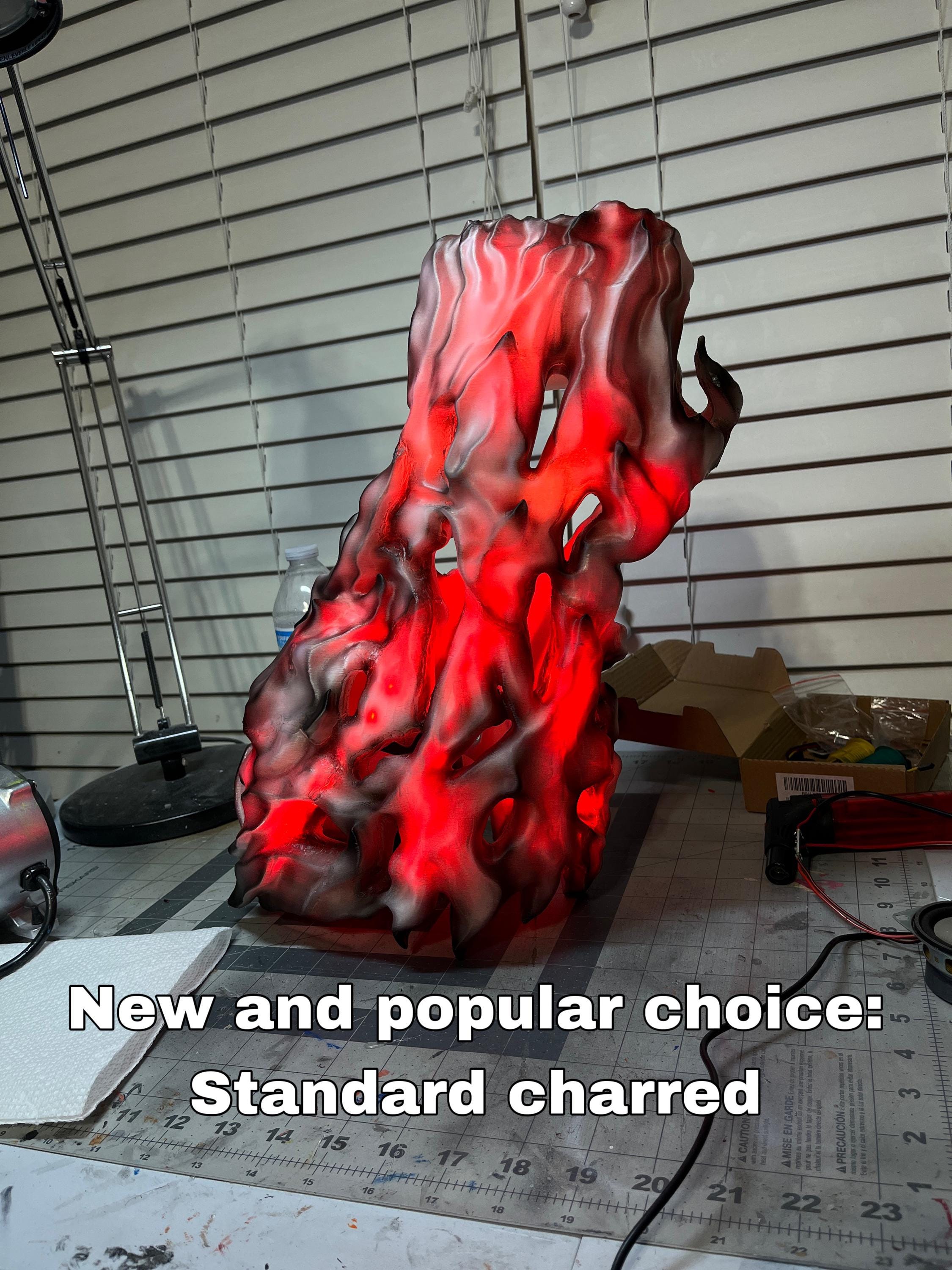 Fire Gauntlet Relic Pattern Fire Gauntlet Cosplay Prop - Flaming Fist Effect - Etsy