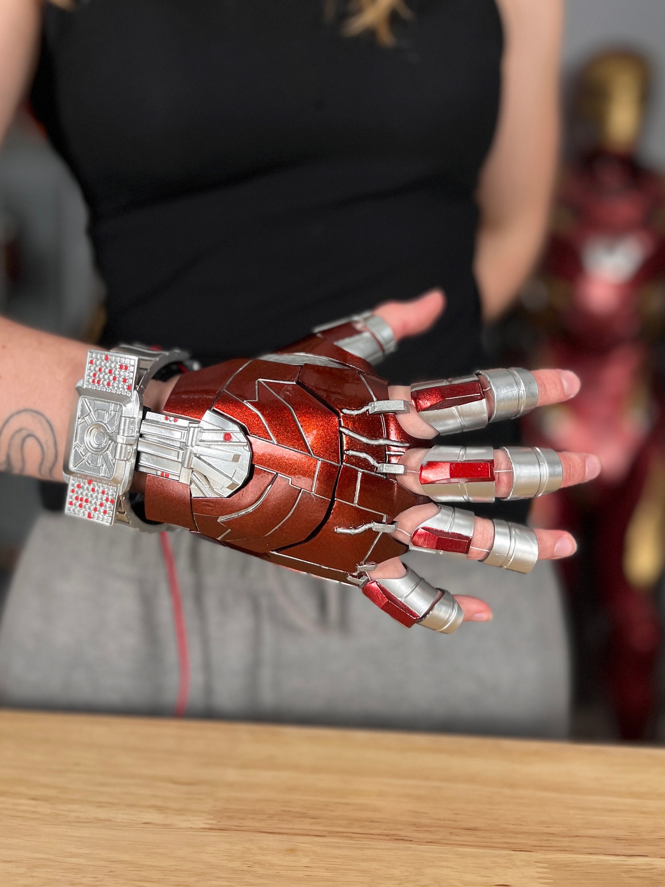 Iron Man Repulsor Gloves Toy Repulsor Ironman Wrist Watch Iron Man