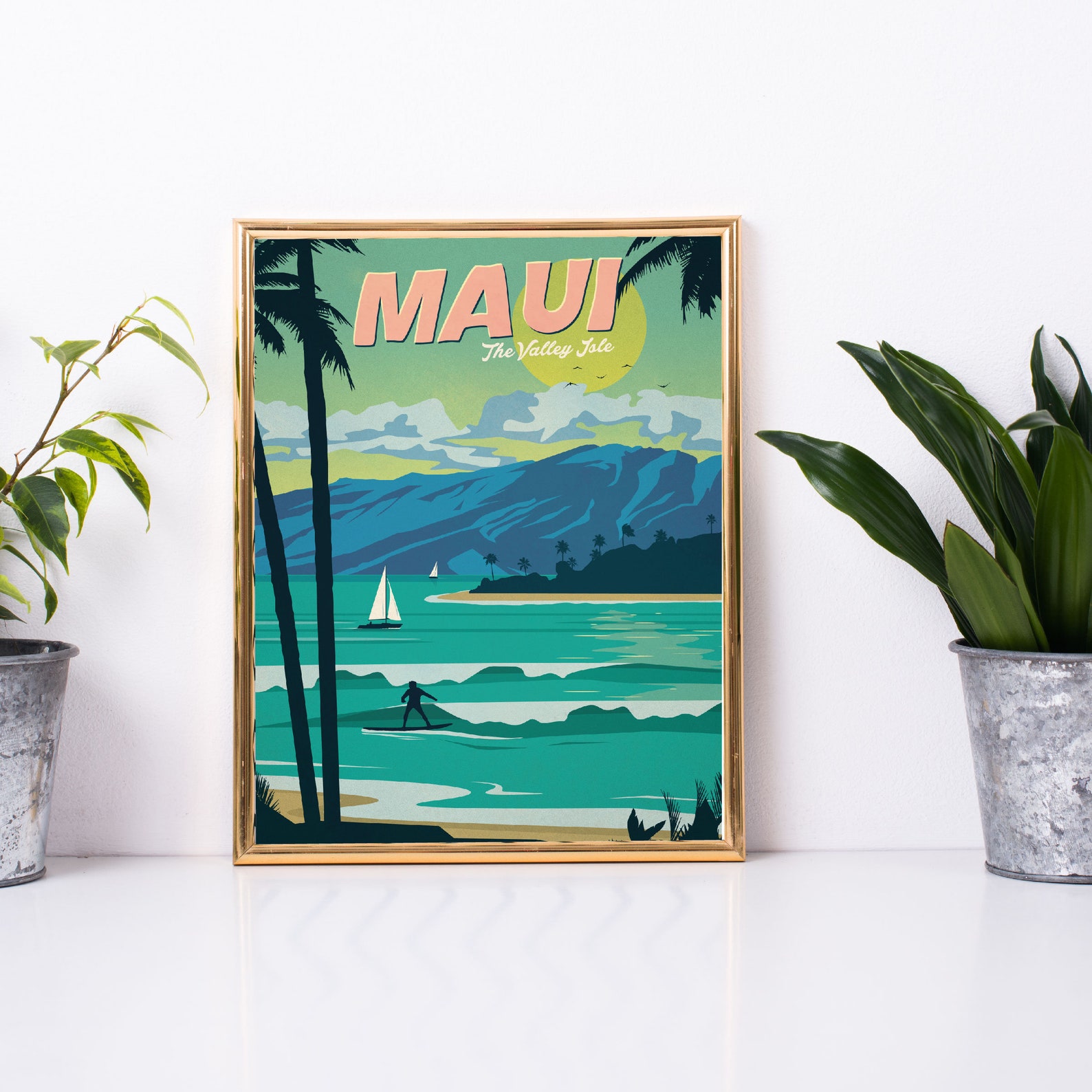 Hawaii Wood Sign Hawaii Wall Art Housewarming Gift vintage Etsy