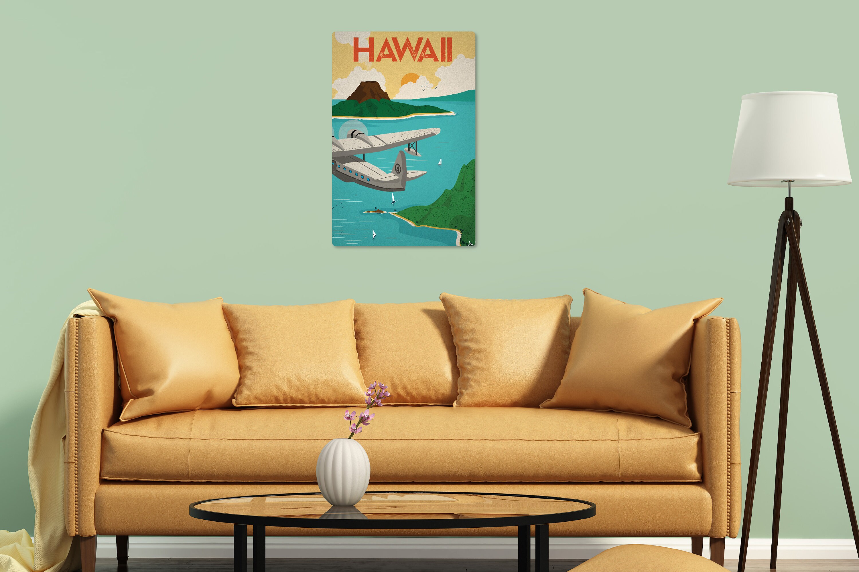 Hawaii Wood Sign Hawaii Wall Art Housewarming Gift vintage Etsy