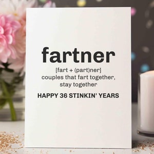 36th Anniversary card, 36th Anniversary card For Husband, 36 Year Anniversary card For Wife, 36 Years Of Marriage, 36th Year Marriage