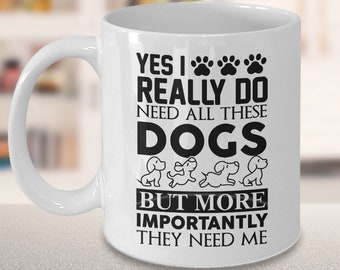 Funny Dog Mom Mug | Dog Lover Coffee Cup