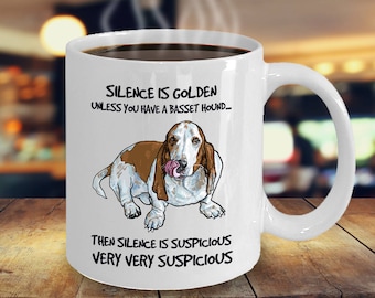 Tazza Regalo Basset Hound 325 Ml – 'A House Is Not A Home Without A Basset Hound' – Ceramica Per Amanti Dei Cani - 3