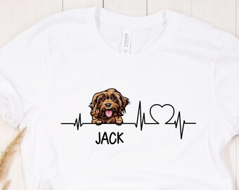 Cockapoo t-shirt, Cockapoo gift, Cockapoo heartbeat shirt, best gift for Cockapoo mom, best gift for Cockapoo lovers