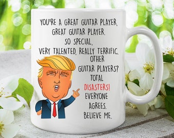 Regalo divertido de guitarra, taza de guitarra, regalo para guitarrista, regalo de Navidad para guitarrista, regalo de cumpleaños de guitarra