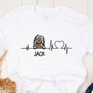 Old English Sheepdog t-shirt, Old English Sheepdog gift, Old English Sheepdog heartbeat shirt, best gift for Old English Sheepdog mom