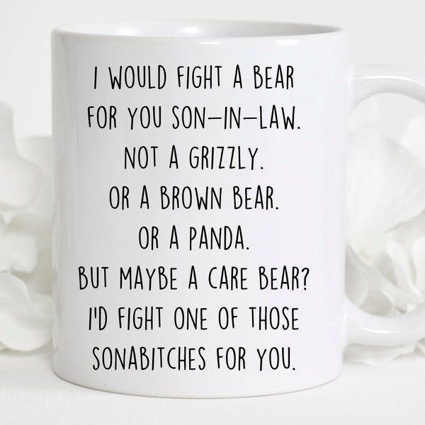 Son-in-law Gifts, Funny Son-in-law Mug, Best gifts for Son-in-law , birthday gift for Son-in-law, Christmas gift to Son-in-law