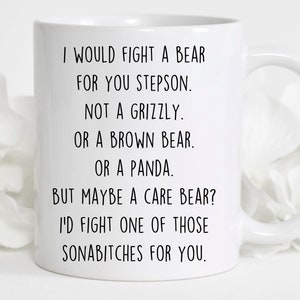 Stepson Gifts, Funny Stepson Mug, Best gifts for Stepson , birthday gift for Stepson, Christmas gift to Stepson