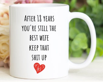 Tasse d'anniversaire de 18 ans, cadeau du 18e anniversaire, cadeau d'anniversaire pour femme, cadeau pour elle, cadeau de femme, meilleur cadeau pour femme