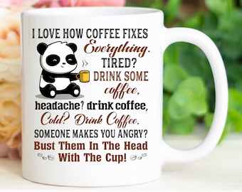 Coffee Lover Gift, Coffee Lover Mug, Mug For Coffee Fan, Funny Coffee Mug