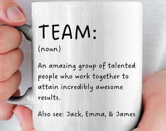Coworker gift, Funny coworker mug, gift for team coworker, Christmas gift for team member