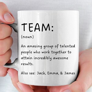 Coworker gift, Funny coworker mug, gift for team coworker, Christmas gift for team member