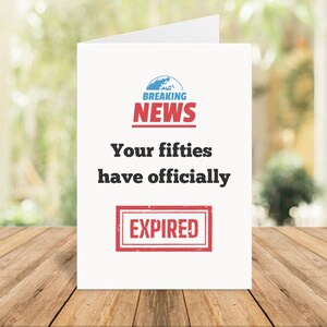 Funny 60th Birthday Card For Someone Who Is Turning 60 Years Old, Birthday Card For Him, For Her, Funny Birthday Gift For Friend