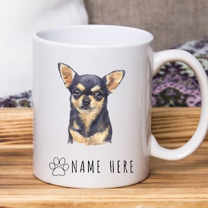 chihuahua mok, beste chihuahua cadeau, grappige mok voor chihuahua moeder, chihuahua cadeau voor papa