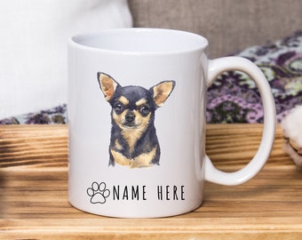 taza chihuahua, mejor regalo chihuahua, taza divertida para mamá chihuahua, regalo chihuahua para papá