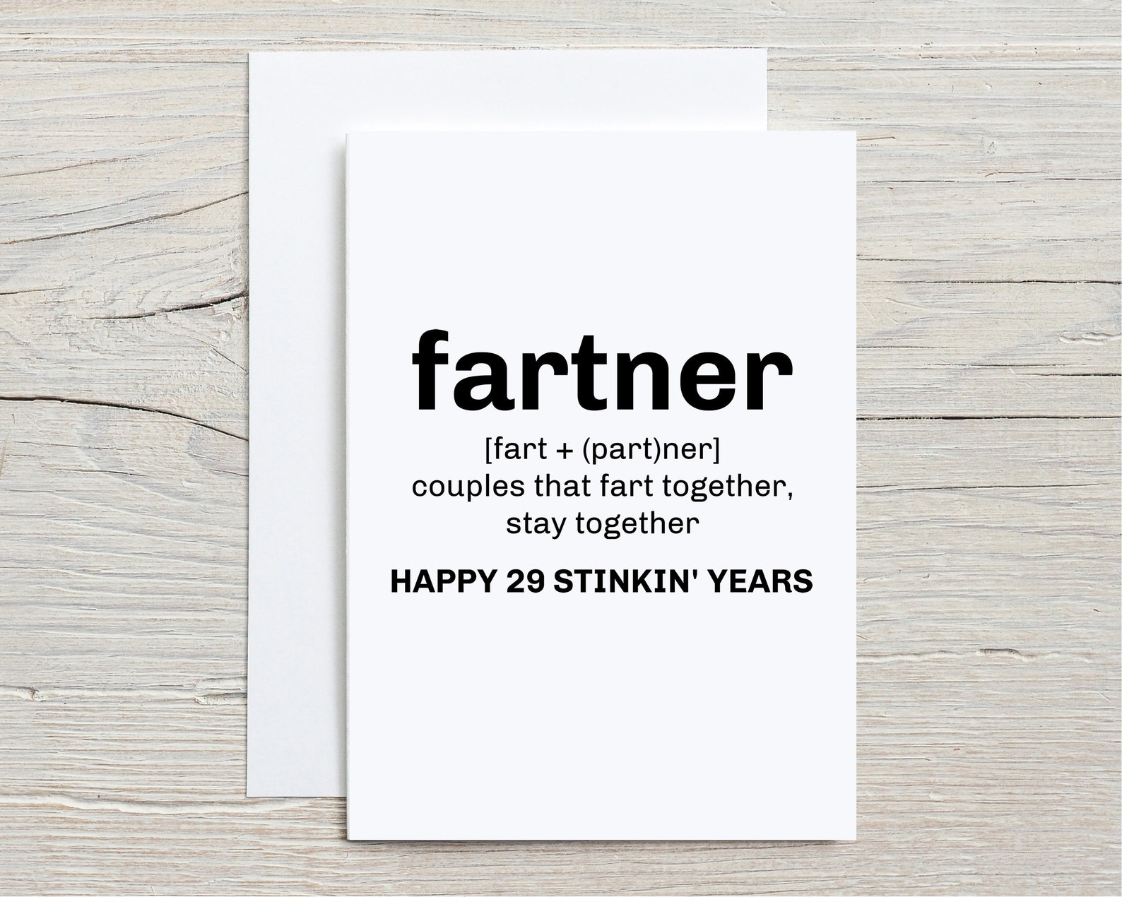 29th Anniversary Card 29th Anniversary Card For Husband 29 Etsy Singapore