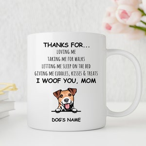 Jack Russell Terrier gift, Jack Russell Terrier mug, funny Jack Russell gift ideas, Russell Terrier mom gift, Jack Russell Terrier lovers