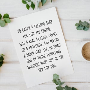 Funny Friend Birthday Card, Best Friend Gift, Happy Birthday Card for Friend, Friendship Card for Friend&#39;s Birthday