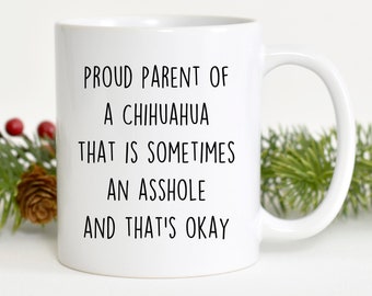 Taza de Chihuahua, el mejor regalo de Chihuahua, taza divertida para mamá de Chihuahua, regalo de Chihuahua para mujeres