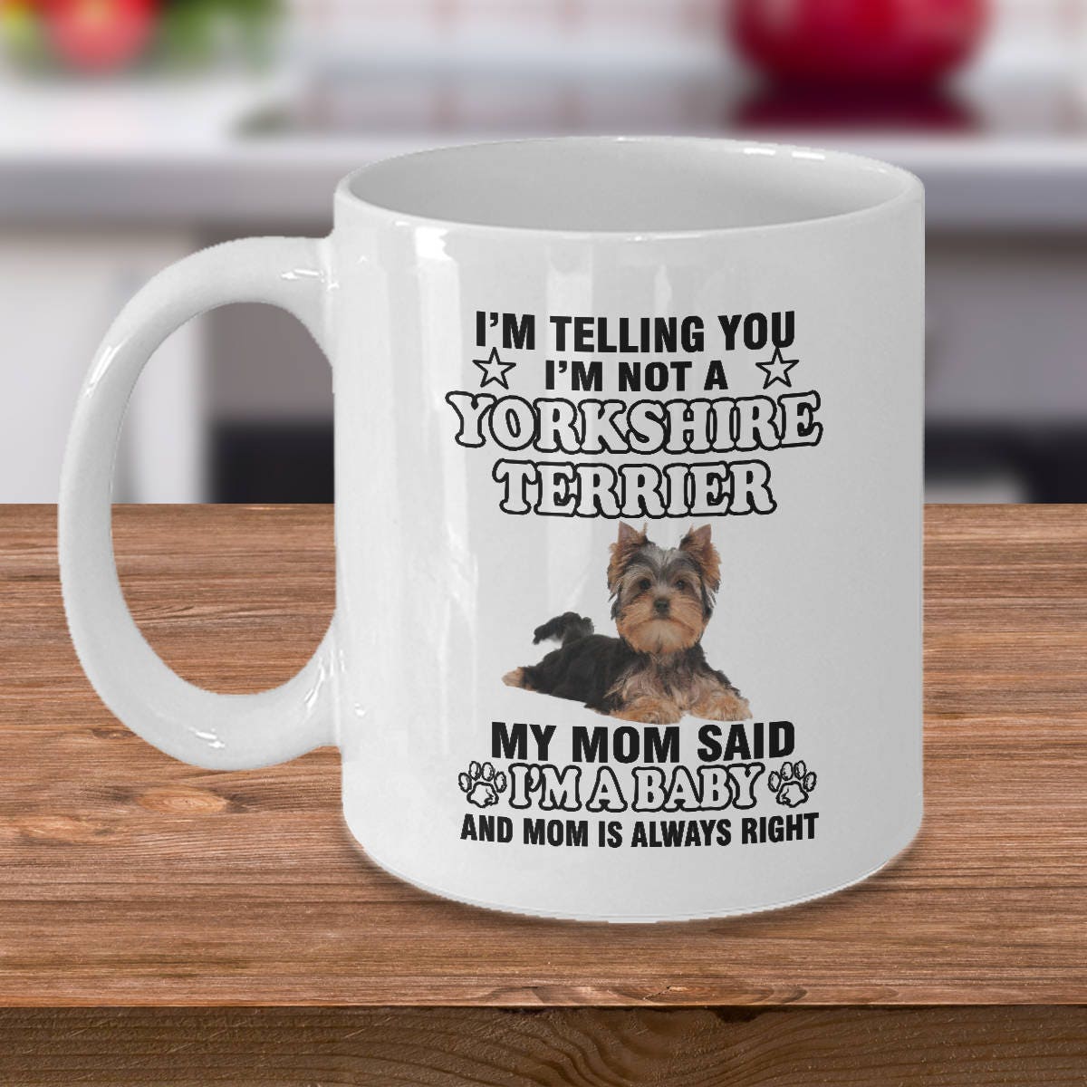 Yorkie hotsell mom mug
