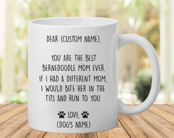 Bernedoodle mug, best Bernedoodle gift, funny mug for Bernedoodle mom,Bernedoodle gift for women