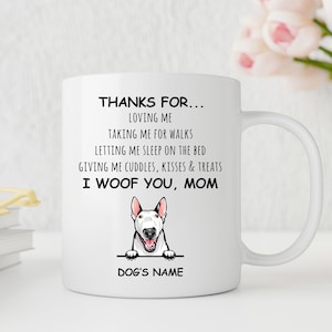 Bull Terrier gift, Bull Terrier mug, funny Bull Terrier gift ideas, Bull Terrier mom gift, Bull Terrier lovers