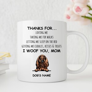 Bloodhound gift, Bloodhound mug, funny Bloodhound gift ideas, Bloodhound mom gift, Bloodhound lovers