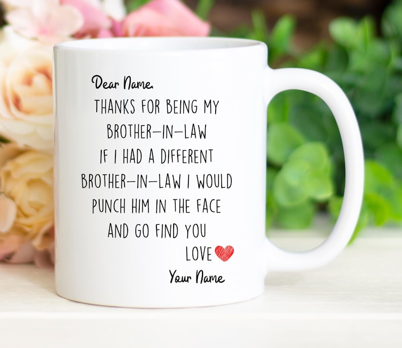 Brotherinlaw Gifts Funny Brotherinlaw Mug Best Gifts for Etsy
